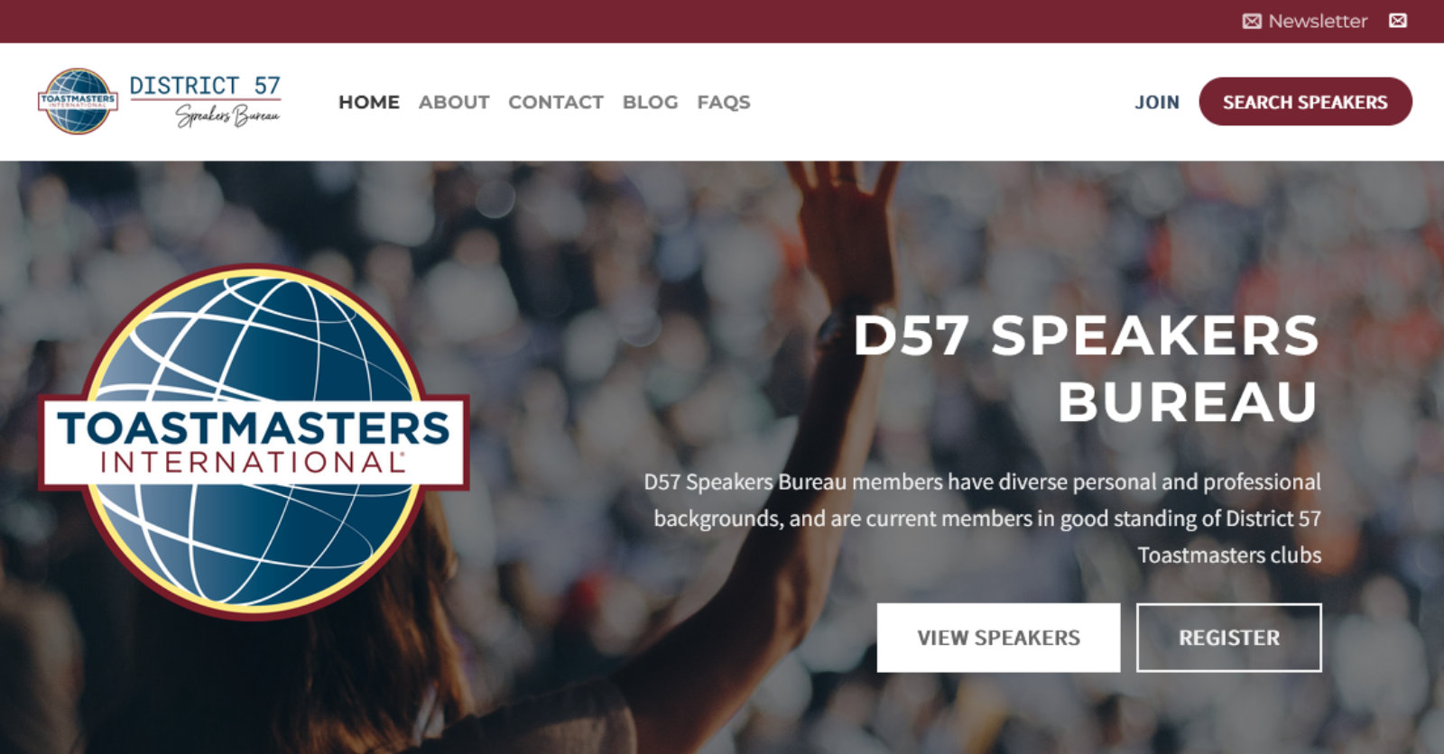 Speakers Bureau Homepage District 57 Toastmasters Speakers Bureau